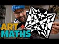 You can use this art lesson to teach maths practice measuring  create stunning opart patterns