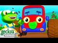 Muddy Baby Truck Tire FUN | Gecko's Garage | Trucks For Children | Cartoons For Kids