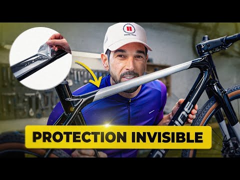 I tested the transparent protector on his bike: The Tutorial Break
