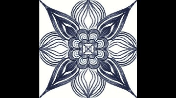 PROCREATE - Zentangle pattern ! Let’s use digital crayons 🖍️🤫