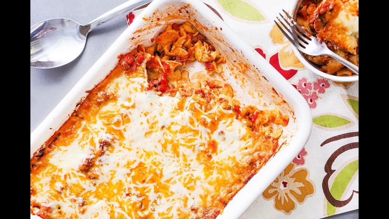 Homestyle Ground Beef Casserole Recipe YouTube