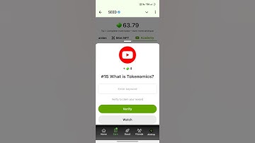 SEED Verify Code | #15 What is Tokenomics? | SEED