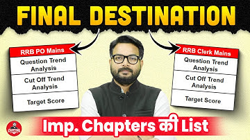 IBPS RRB Clerk/PO Mains 2025 | Top Reasoning Chapters for Mains | RRB Mains 2025 Important Topics