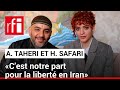 Abbas Taheri et Hamideh Safari Cest notre part pour la libert en Iran  RFI