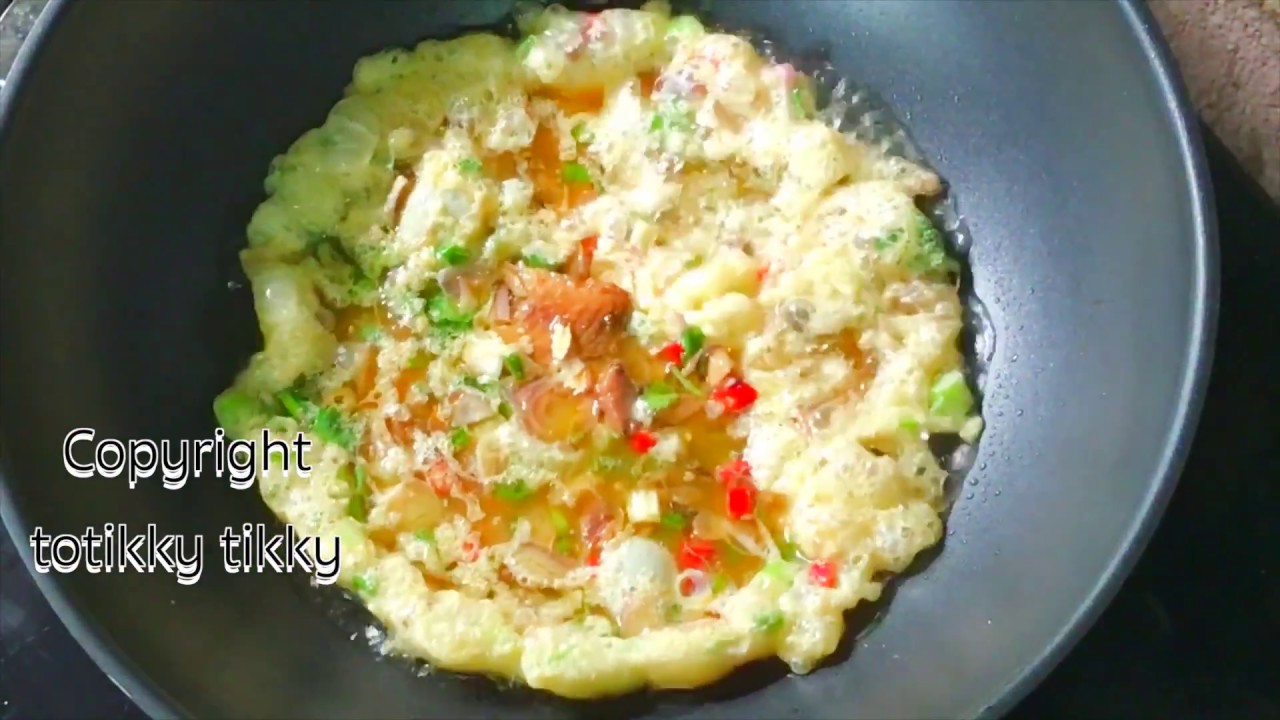 Omelette with Canned Fish Breakfast Recipes YouTube