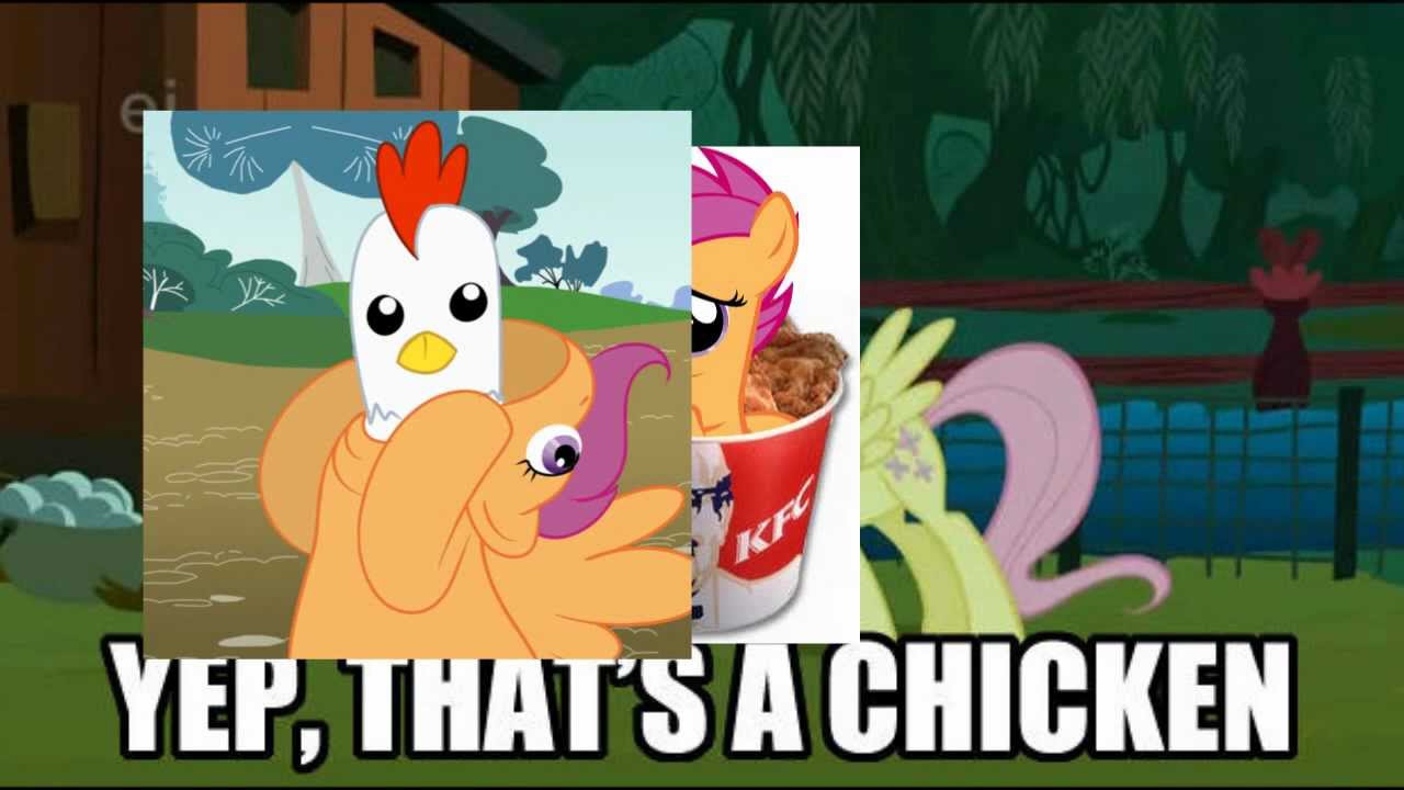 Scootaloo chicken jokes - YouTube