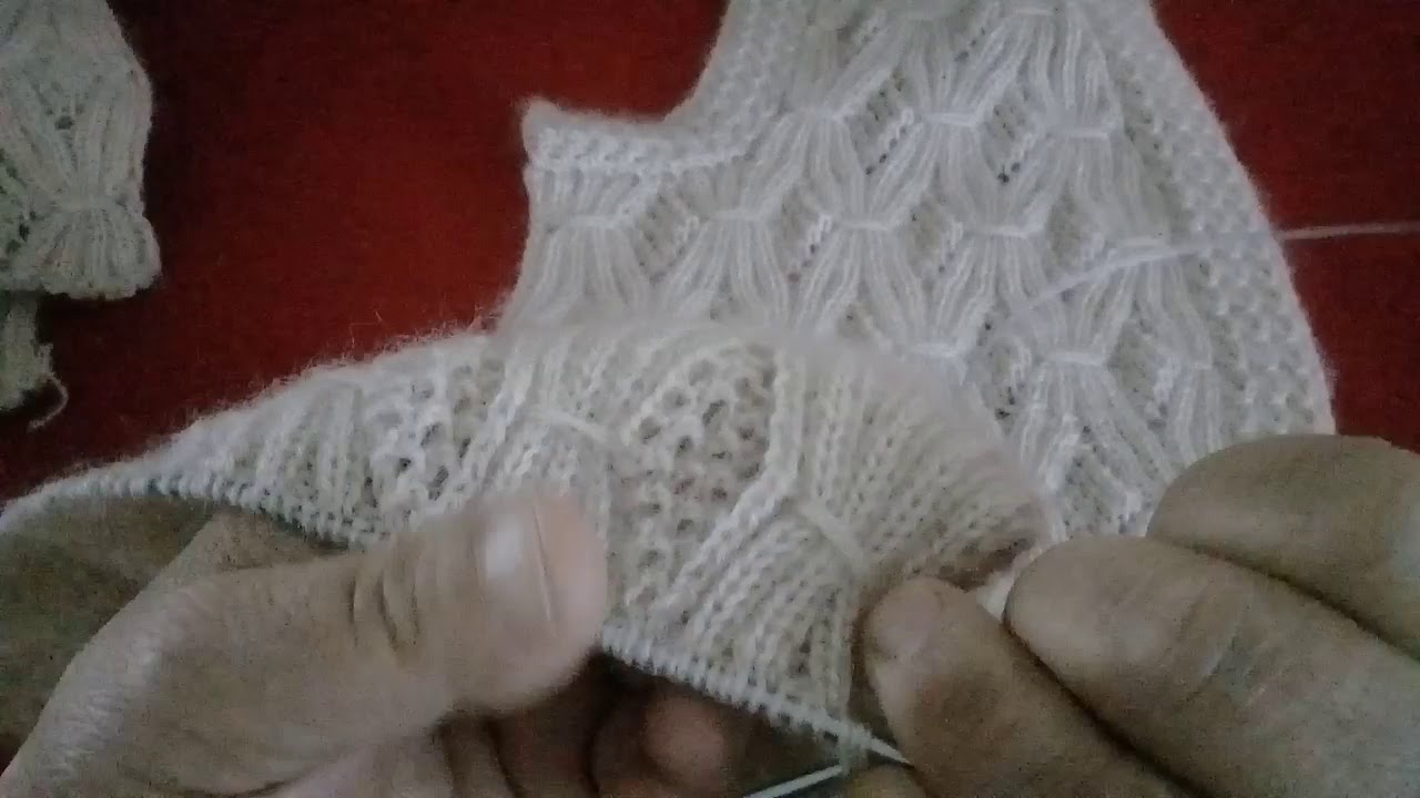 Ajurlu Bağlamalı Baklavalar kol ve Yaka kesimi (Gelin yelegi)💥##yelek #model #çeyizlikyelek #