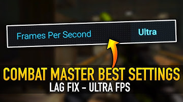 Best Graphics Settings Lag FIX (BEST METHOD) | Combat Master Online FPS Guide