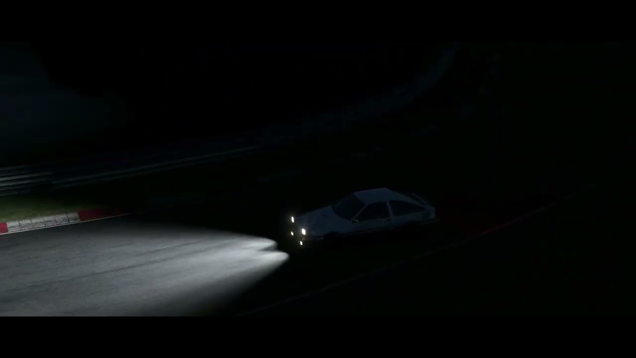 Takumi Fujiwara cosplay @assettocorsa 0.5 我一路向北 #simracing #assetocorsaevo #nurbergring #initiald