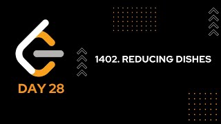 DAY 28 | 1402. Reducing Dishes | LeetCode 1402 | JAVA