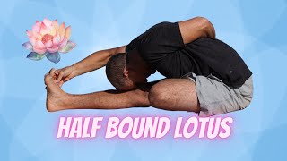 How to Do Half Bound Lotus | Yoga for Beginners