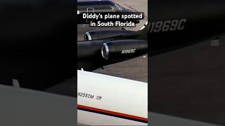 A plane associated with rapper #Diddy was spotted in the #Miami area on Wednesday.