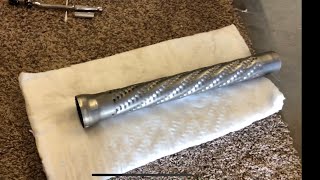 How to pack a motorcycle muffler Harley Shark Road Ceramic Packing