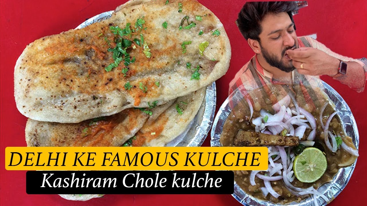 DELHI Ke Famous GARLIC CHOLE KULCHE THAR Mein Dikkat KASHIRAM KE indian-famous-guruji-one-news-page-video