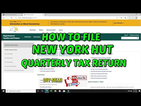 How to file and pay New York weight distance tax. NY HUT. New York Highway use tax