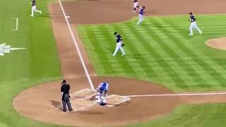 Zack Greinke Strikes Out Francisco Lindor