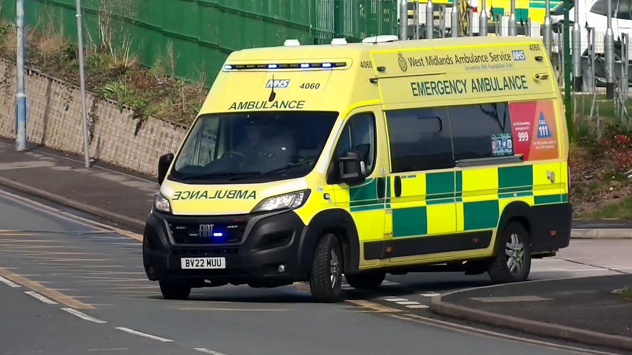 17 march 2024 westmidlands ambulance hub sandwell - YouTube
