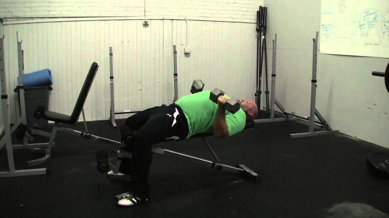 Reverse Grip Dumbbell Bench Press - YouTube