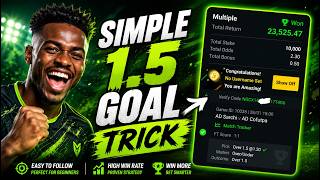 The Easiest Over 1.5 Goals System for Total Beginners