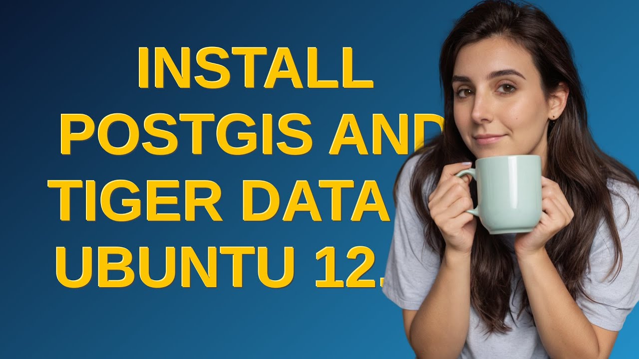 Gis: Install PostGIS and TIGER Data in Ubuntu 12.04 - YouTube