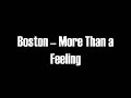 More than a feeling lyrics  boston