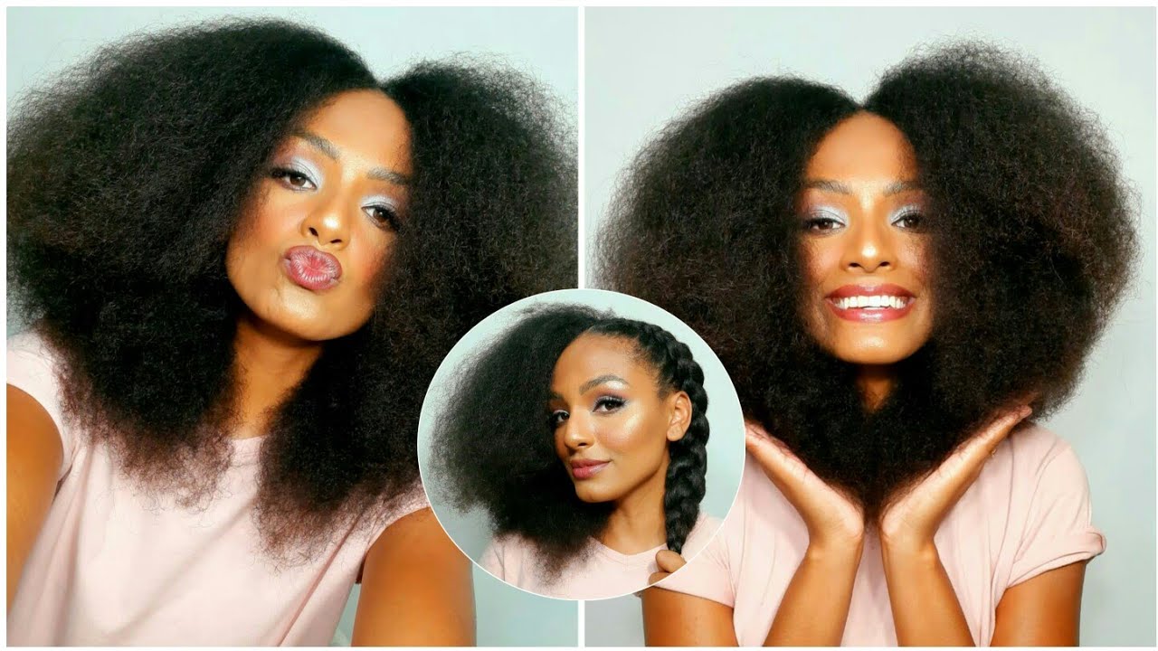 BLOW OUT EM CABELO CRESPO para tranças - O que é e como fazer | Por BRENDA LEITE