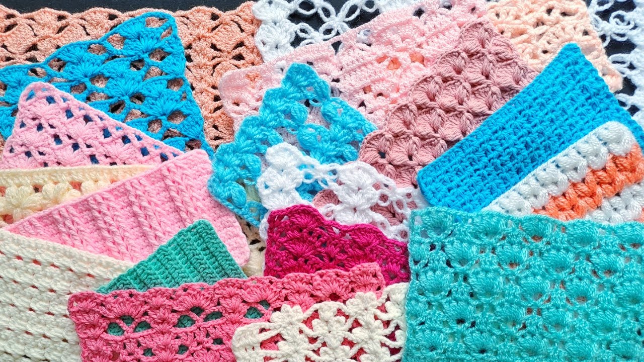 Puntadas a Ganchillo para Proyectos/Patrones a Crochet/Crochet Pattern/Crochet Knitting/Crochê