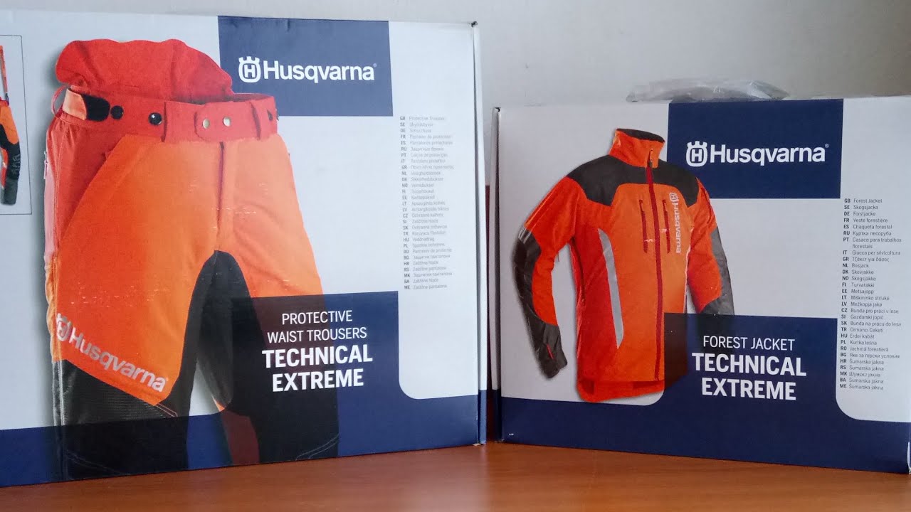 Protective wais trousers Technical Extreme Husqvarna and jacket Technical  Extreme Husqvarna