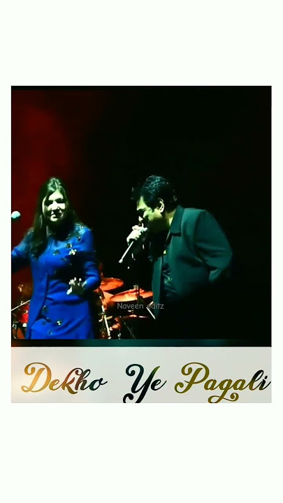 Ladki Badi Anjani Hai | Kumar Sanu Live with Alka Yagnik | #shorts #alkayagnik #kumarsanu