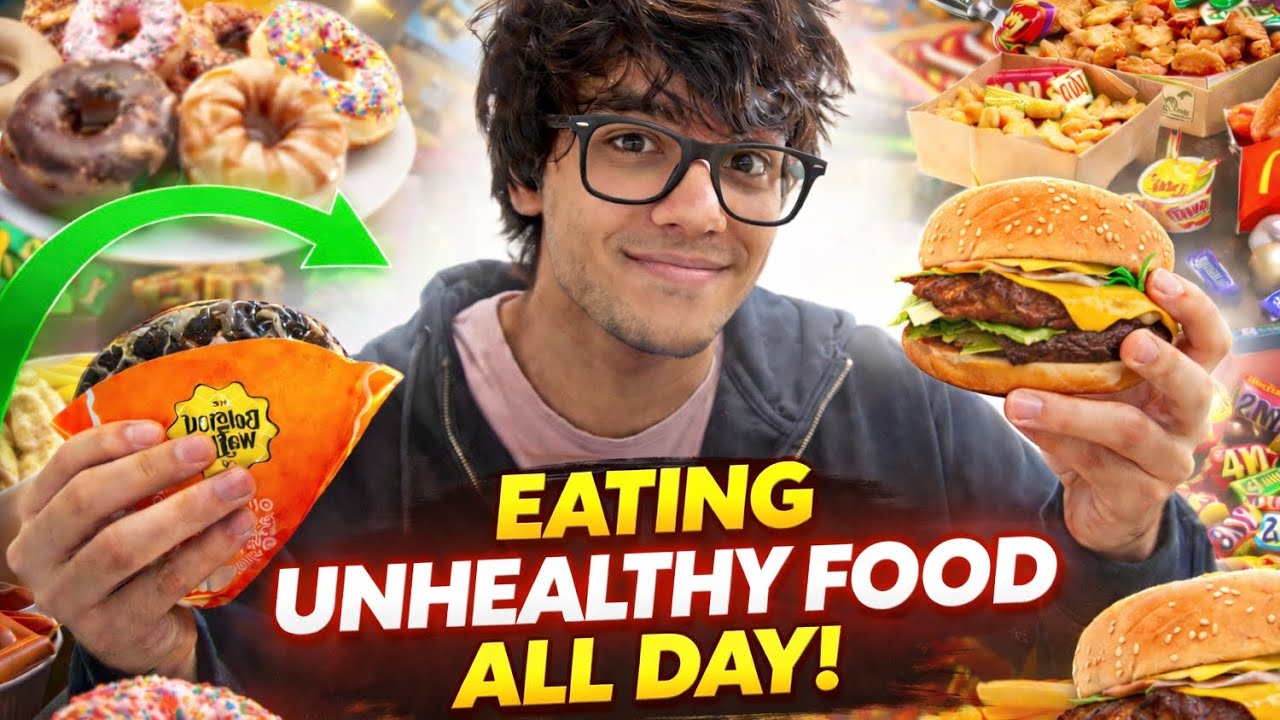 Eating Junk Food & Sweets for 24 Hours Challenge 😋 | itsyourbuddynawaz 
