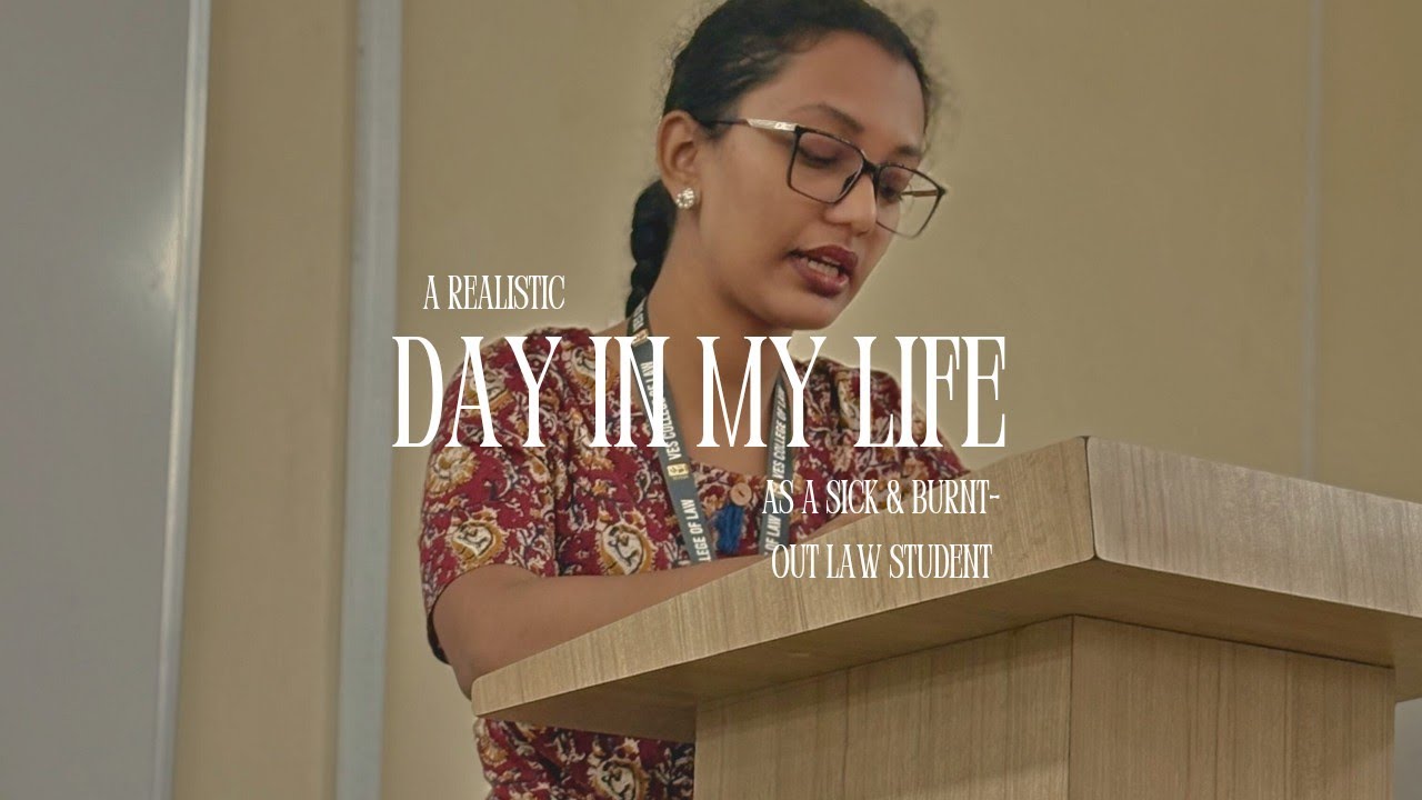 Realistic Day in my Life vlog of a [sick and burnt out] law student ...