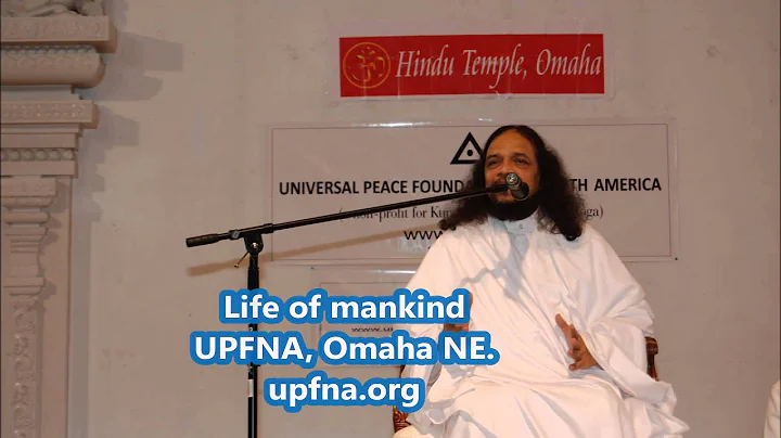 UPFNA GuruMahan Satsang: Dharma of Mankind & Banana Tree Analogy