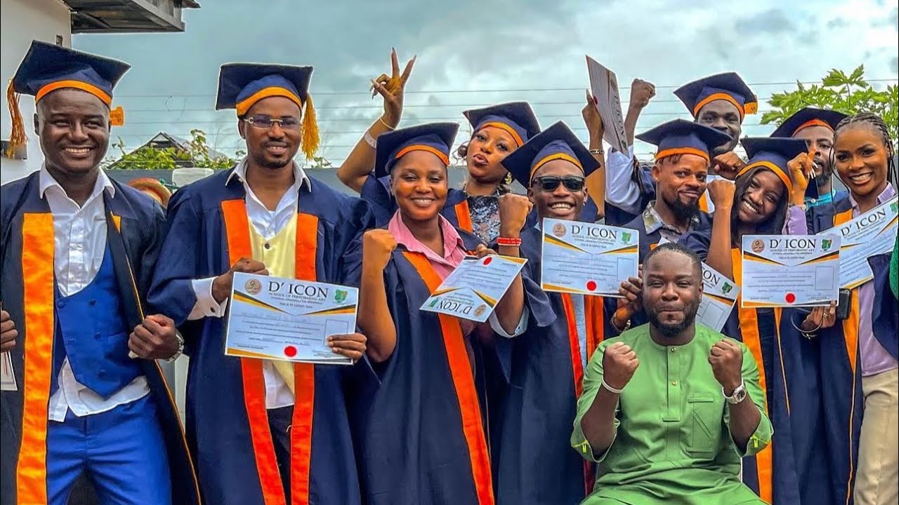 My boss students and two of my students graduated - YouTube