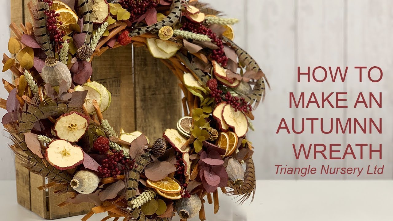 How to Make an Autumn Wreath - Wholesale Flowers Direct ...