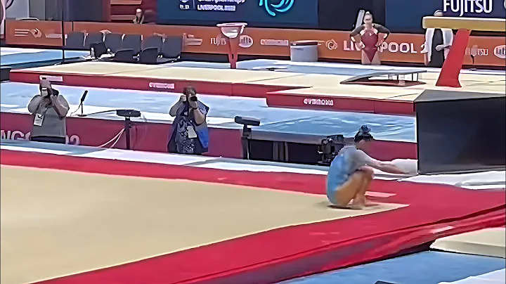Leanne Wong Floor Podium Training 2022 World Champ...