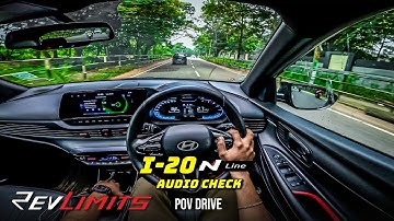 Hyundai i20 N Line MT | Audio Check | 1.0 T-GDi Turbo Petrol | POV Drive & Review | RevLimits