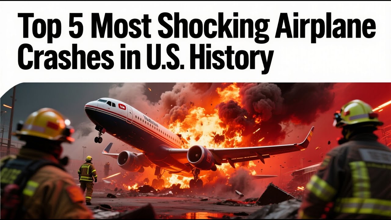 Top 5 Most Shocking Airplane Crashes in U S History - YouTube