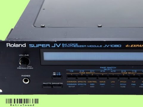 Roland JV-1080 Synthesizer "Early 90s" - YouTube