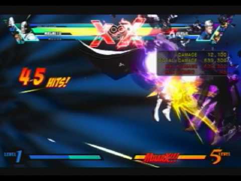 UMvC3 Magneto Midscreen MagBlast BnB dhc to modok