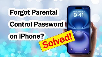 Forgot Parental Control Password on iPhone? Quick Solution!✅