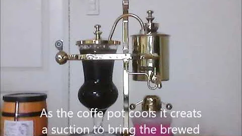 Our New Balancing Syphon Coffee Maker