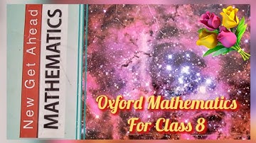 Oxford Mathematics for class 8 || Exercise 10.2 (Question 3)