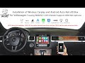 Ksmart auto wireless carplay  android auto retrofit box for volkswagen touareg rns850s 2014 model