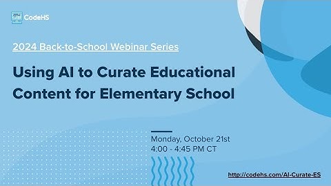 Using AI to Curate Educational Content for Elementary Teachers