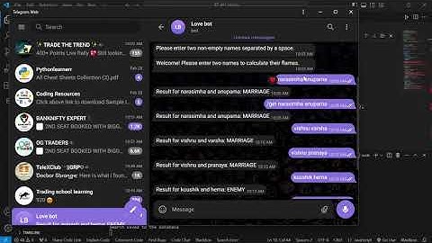 how to create a telegram chat bot of FLAMES using firebase