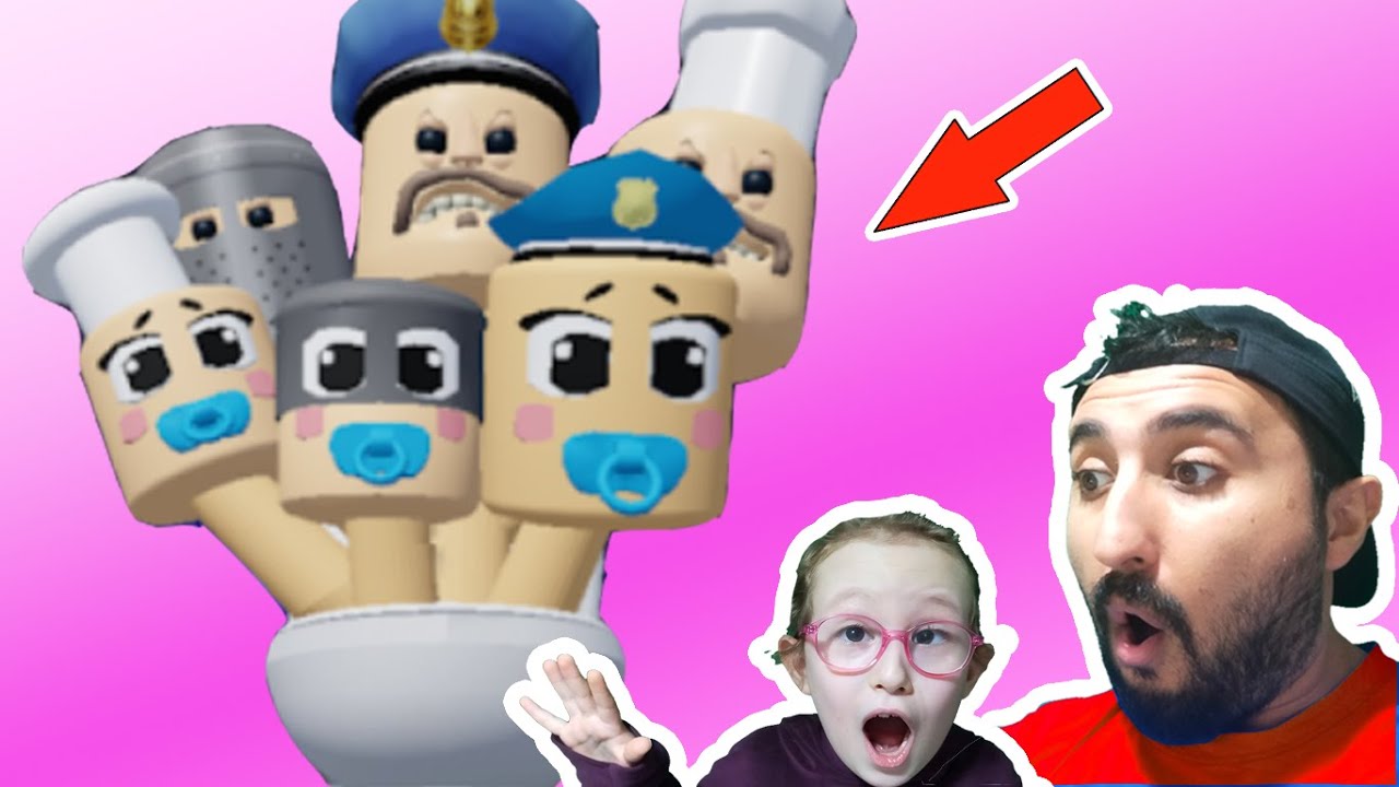 KORKUNÇ SKİBİDİ TUVALETLERİN HAPİSHANESİNDEN KAÇTIK 😱😱😱ROBLOX SKIBI TOILET BARRY'S PRISON RUN OBBY!