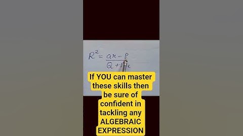 How  To Solve AND Simplify  Algebraic Expressions  #maths #algebra #algebraicexpressions