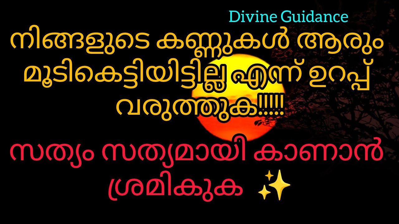 നിങ്ങളുടെ കണ്ണുകൾ ആരും മൂടികെട്ടിയിട്ടില്ല എന്ന് ഉറപ്പുവരുത്തുക #tarot