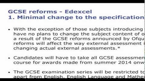 GCSE Reform -- Going Linear: Information on the changes to Statistics