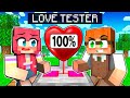 Using a LOVE TESTER in Minecraft!!